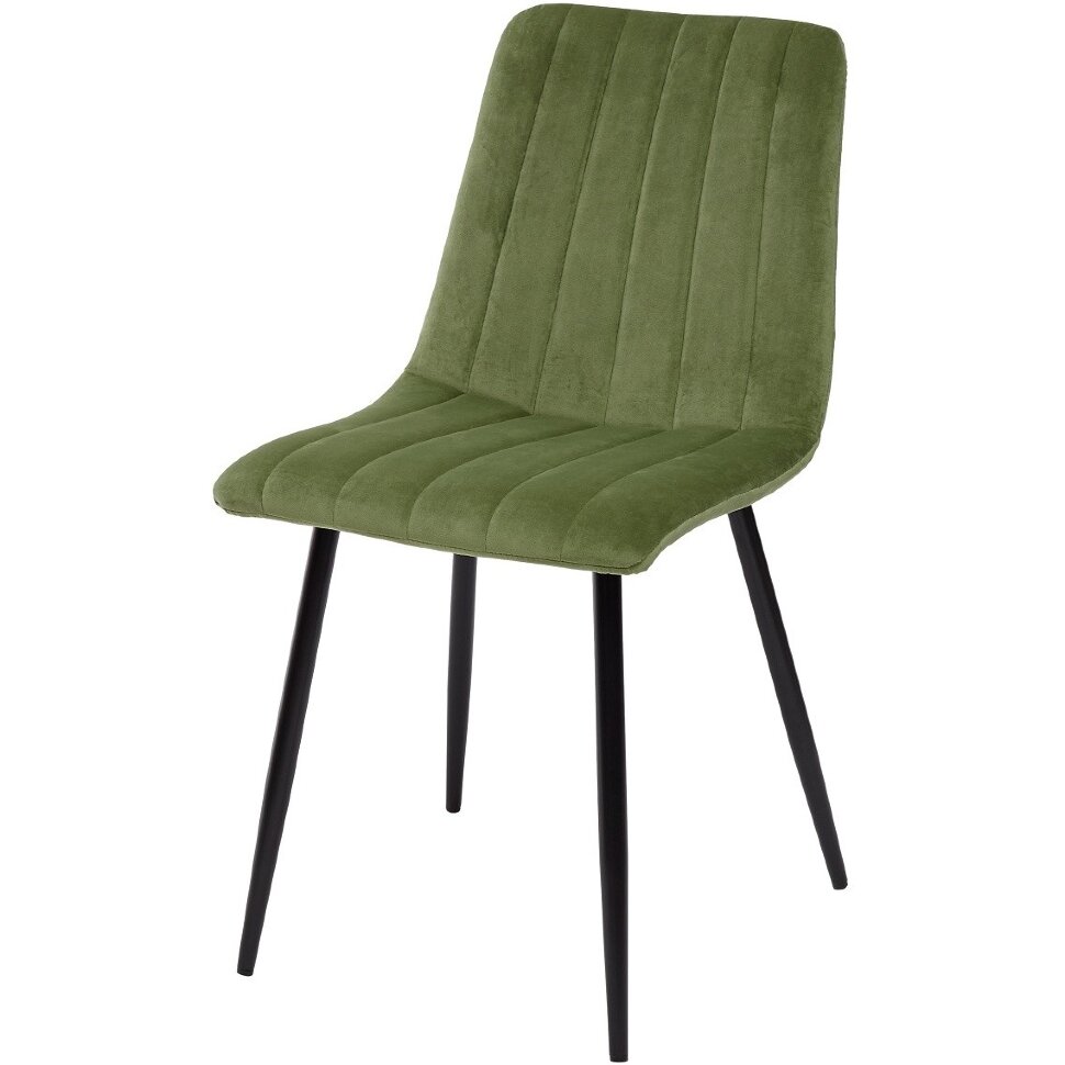 Стул DUBLIN G108-27 террариумный мох/ черный каркас, велюр М-City 