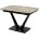 Стол ALATRI 120 GLOSS ATHENS BROWN SOLID CERAMIC / BLACK М-City 