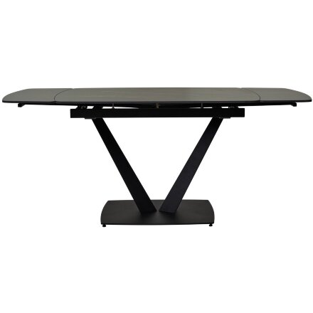 Стол ALATRI 120 GLOSS ATHENS BROWN SOLID CERAMIC / BLACK М-City 