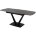 Стол ALATRI 120 MATT BLACK MARBLE SINTERED STONE / BLACK М-City 