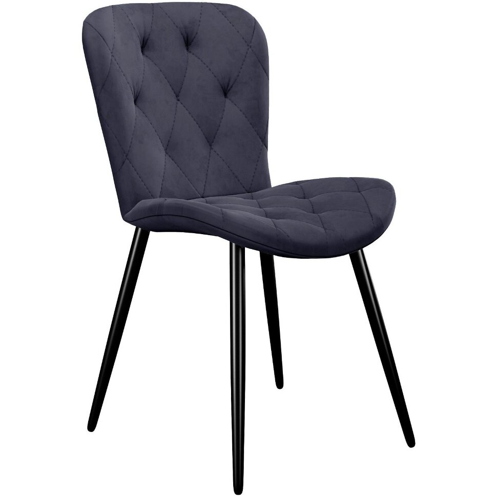 Стул DikLine 303 B28 ANTRACITE, ножки черные 