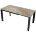 Стол CORNER 120 GLOSS ATHENS BROWN SINTERED STONE / BLACK М-City 