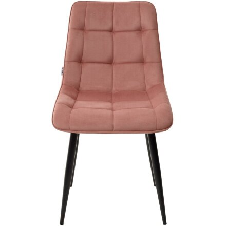 Стул CHIC BLUVEL-52 розовый / черный каркас М-City 