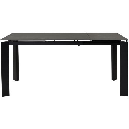 Стол CORNER 120 MATT BLACK MARBLE SOLID CERAMIC / BLACK, ®DISAUR 