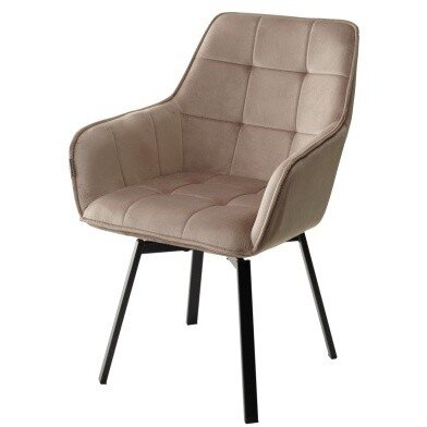 Стул MAVERICK 360 град. поворот. BLUVEL-40 BEIGE/ черный каркас, М-City Стул MAVERICK 360 град. поворот. BLUVEL-40 BEIGE/ черный каркас, М-City