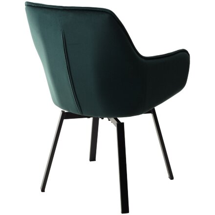 Стул MAVERICK 360 град. поворот. BLUVEL-78 GREEN/ черный каркас, М-City 