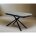 Стол RIVOLI 140 GLOSS AMBER JADE SOLID CERAMIC / BLACK, ®DISAUR 