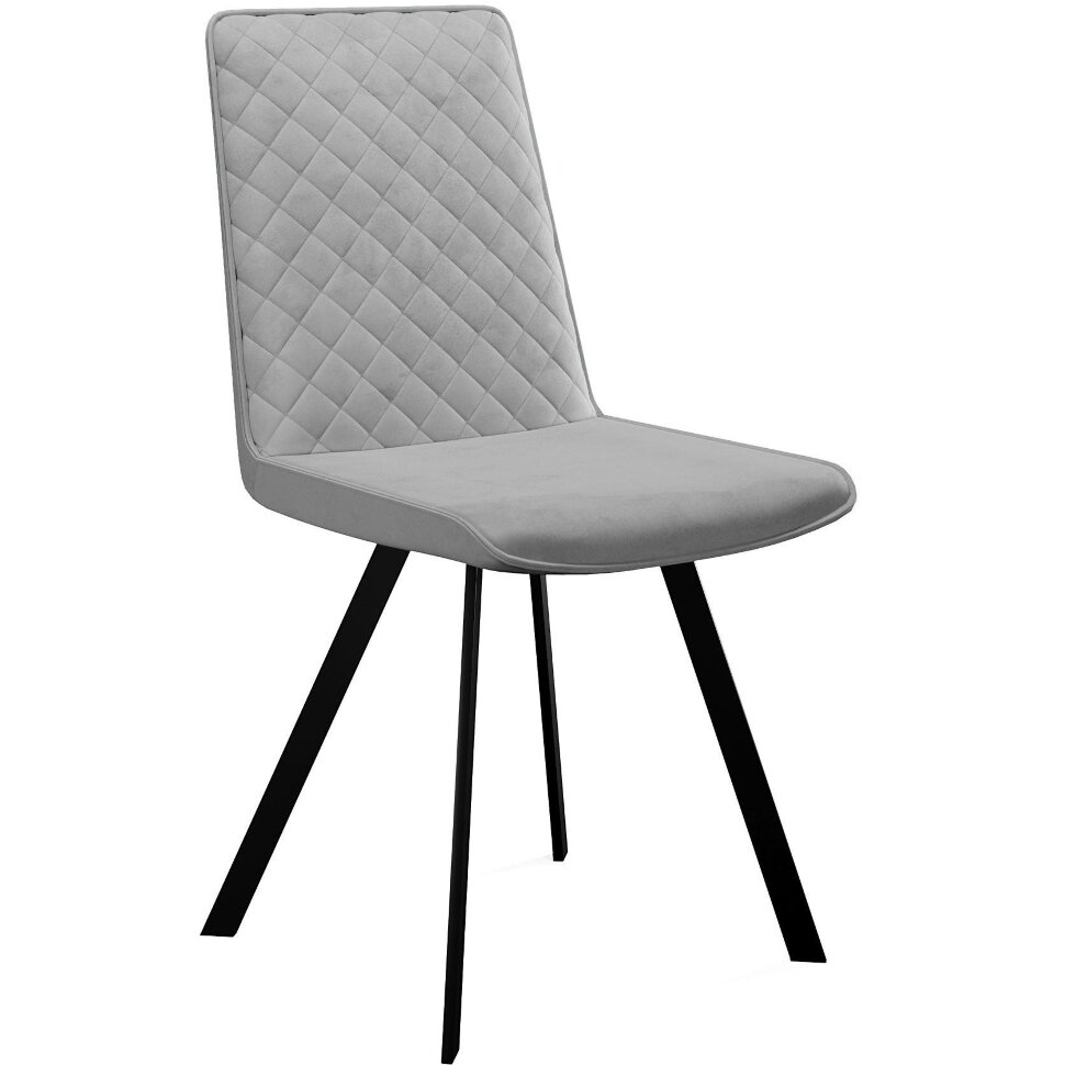 Стул DikLine 202 B22 GREY, ножки черные 