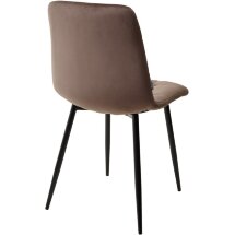 Стул CHILLI BLUVEL-38 LATTE, велюр М-City