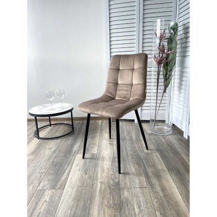 Стул CHILLI BLUVEL-40 BEIGE, велюр М-City 