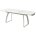 Стол LUGO 140 GLOSS STATUARIO WHITE SINTERED STONE/ WHITE М-City 