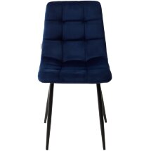 Стул CHILLI BLUVEL-86 NAVY BLUE, велюр М-City