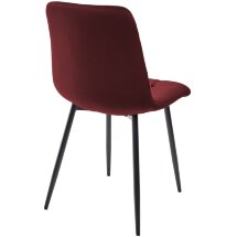 Стул CHILLI G062-36 бургунди, велюр М-City