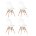 Стул Eames Style DSW белый x4 (разборный каркас) 
