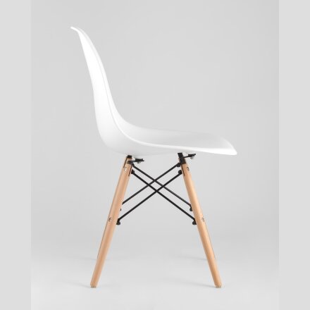 Стул Eames Style DSW белый x4 (разборный каркас) 