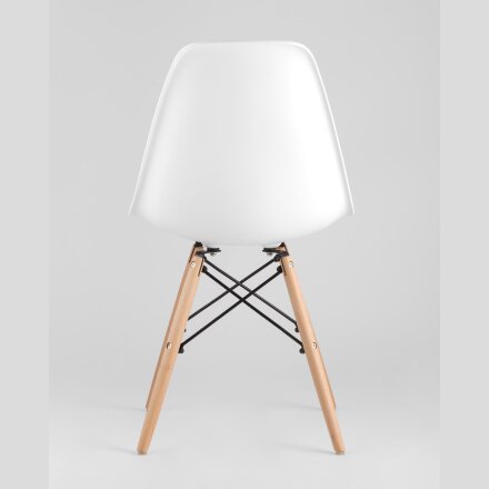 Стул Eames Style DSW белый x4 (разборный каркас) 