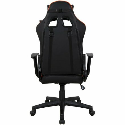 Кресло компьютерное BRABIX &quot;GT Racer GM-100&quot;, две подушки, экокожа, черное/оранжевое, 531925 Оранжевый