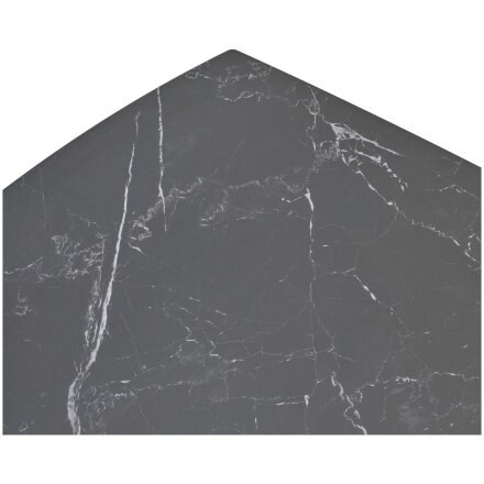 Стол BALDE 120 MATT BLACK MARBLE SOLID CERAMIC / BLACK, ®DISAUR 