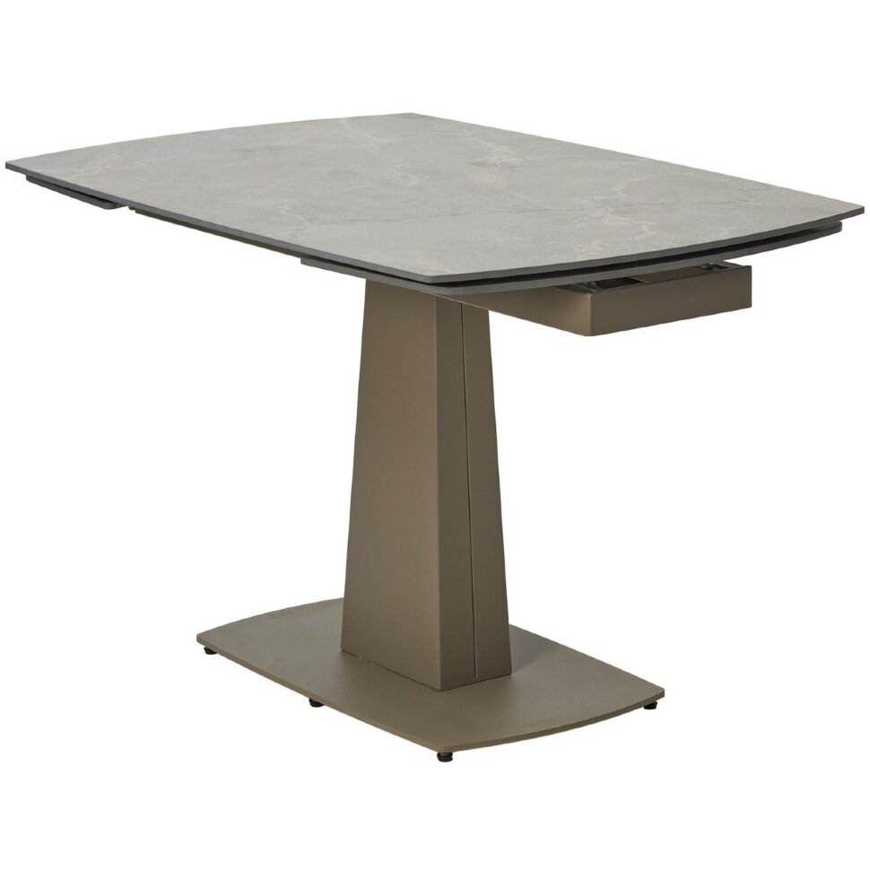 Стол BALDE 140 MATT LATTE STONE SOLID CERAMIC / TAUPE, ®DISAUR 