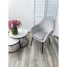 Стул ALABAMA BLUVEL-03 LIGHT GREY, велюр М-City
