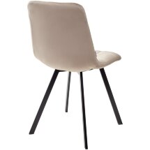 Стул CHILLI SQUARE BLUVEL-40 BEIGE, велюр М-City