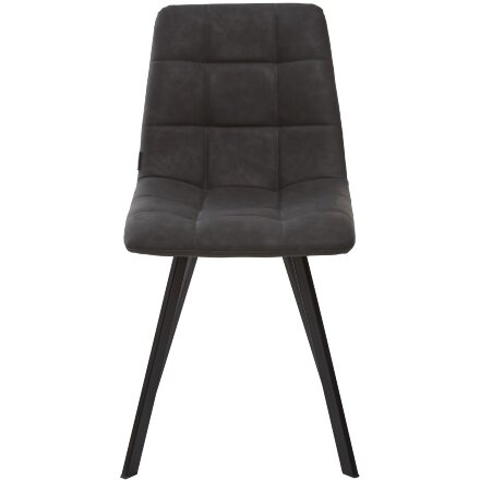 Стул CHILLI SQUARE RU-08 антрацит, PU / черный каркас М-City 