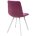 Стул CHILLI SQUARE UF860-15B сияющая орхидея, ткань/ белый каркас М-City 