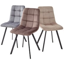 Стул CHILLI SQUARE BLUVEL-78 GREEN, велюр М-City