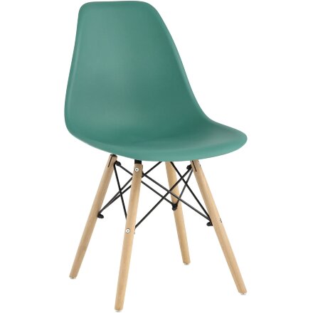 Стул Eames Style DSW серо-зеленый 