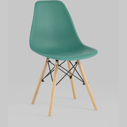 Стул Eames Style DSW серо-зеленый 