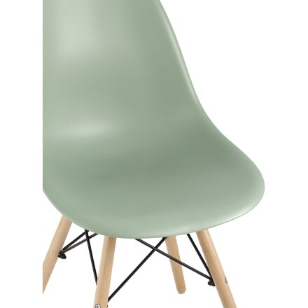 Стул Eames Style DSW серо-зеленый 