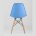 Стул Eames Style DSW голубой 