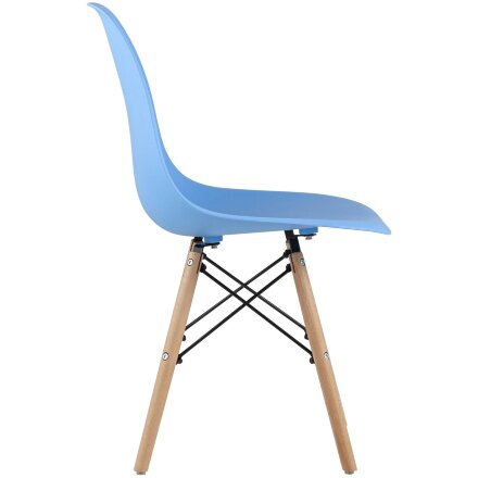 Стул Eames Style DSW голубой 