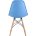 Стул Eames Style DSW голубой 