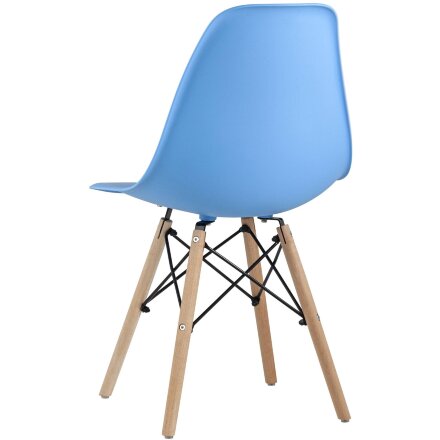 Стул Eames Style DSW голубой 