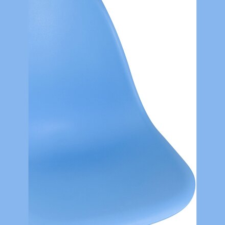 Стул Eames Style DSW голубой 
