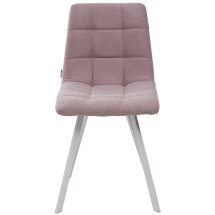 Стул CHILLI SQUARE UF860-04B сиреневый, ткань/ белый каркас М-City