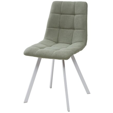 Стул CHILLI SQUARE UF860-11B мятный, ткань/ белый каркас М-City 