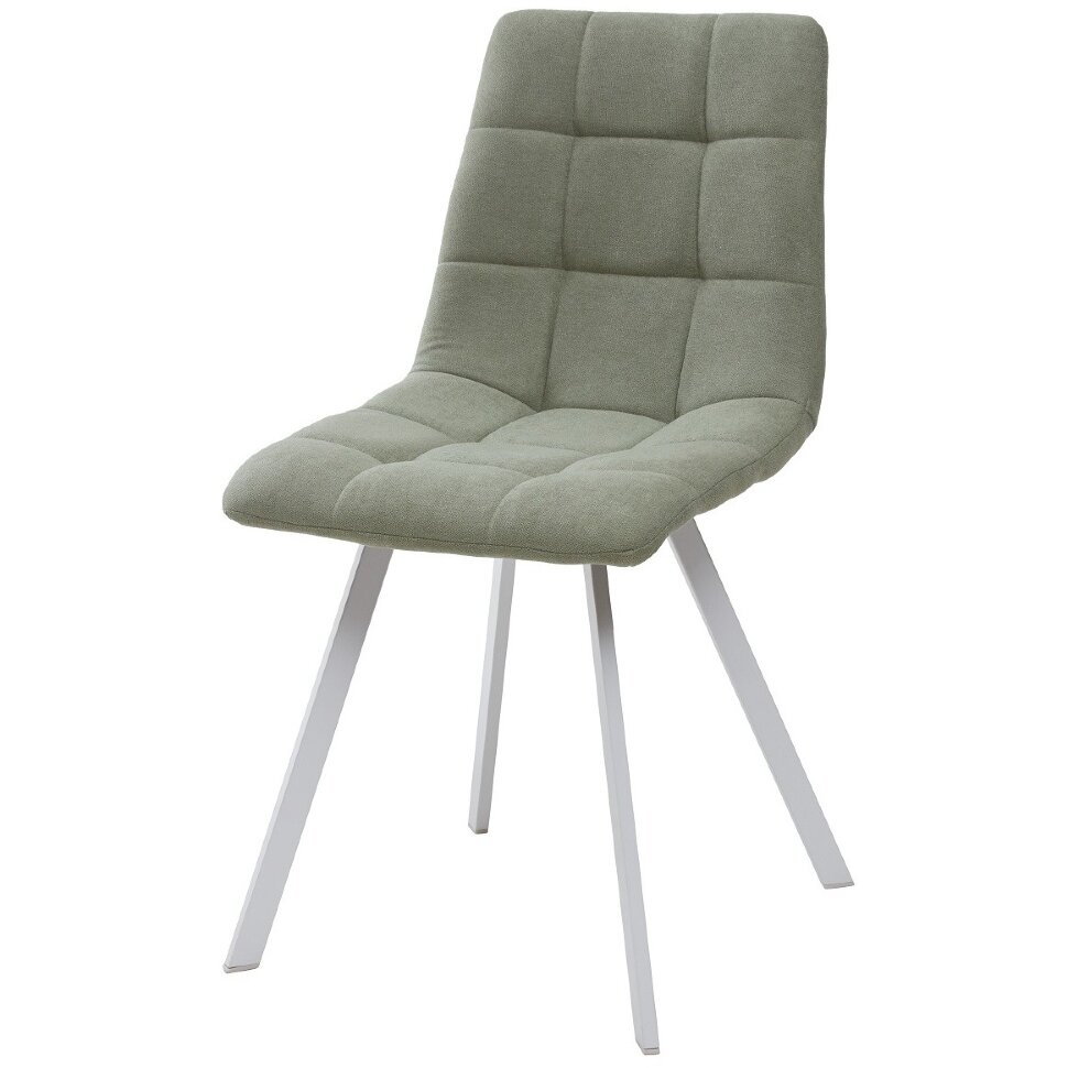Стул CHILLI SQUARE UF860-11B мятный, ткань/ белый каркас М-City Стул CHILLI SQUARE UF860-11B мятный, ткань/ белый каркас М-City