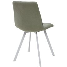 Стул CHILLI SQUARE UF860-11B мятный, ткань/ белый каркас М-City