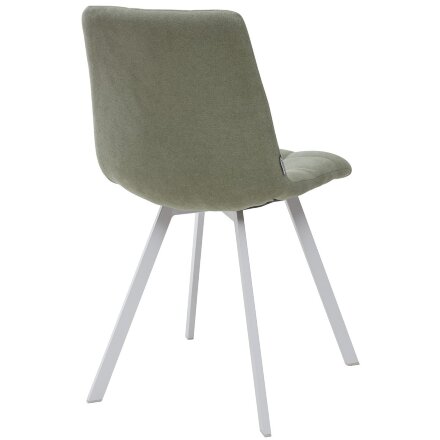 Стул CHILLI SQUARE UF860-11B мятный, ткань/ белый каркас М-City 