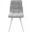 Стул CHILLI SQUARE UF860-02B серо-голубой, ткань/ белый каркас М-City 