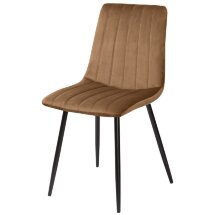 Стул DUBLIN G108-72 тоффи/ черный каркас, велюр М-City