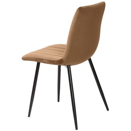 Стул DUBLIN G108-72 тоффи/ черный каркас, велюр М-City 