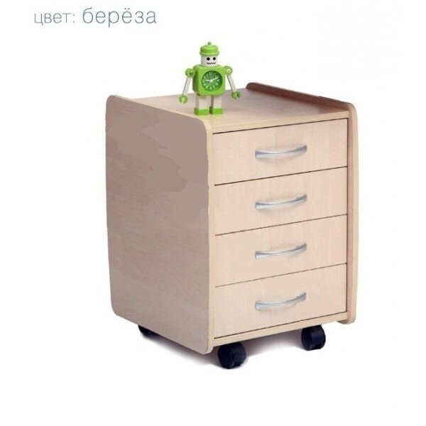 Тумба Астек 4 ящика береза Береза
