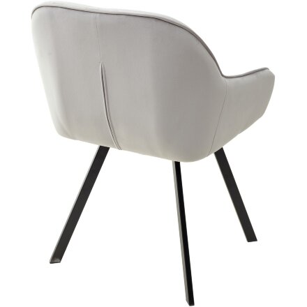 Стул GALE BLUVEL-03 LIGHT GREY поворот.360 град., велюр М-City 