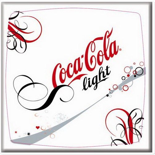 Прямоугольная столешница Werzalit (80х140 см) coca cola lightl печать Белый