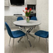 OLD Стул PESCARA UF910-18 NAVY BLUE, велюр  М-City