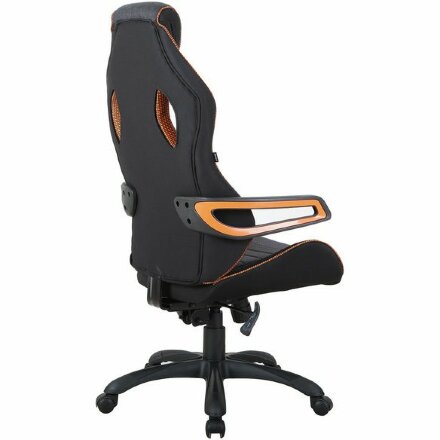 Кресло компьютерное BRABIX &quot;Techno Pro GM-003&quot;, ткань, черное/серое, вставки оранжевые, 531813 Оранжевый