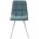 Стул CHILLI SQUARE UF860-12B зеленый хром, ткань/ белый каркас М-City 